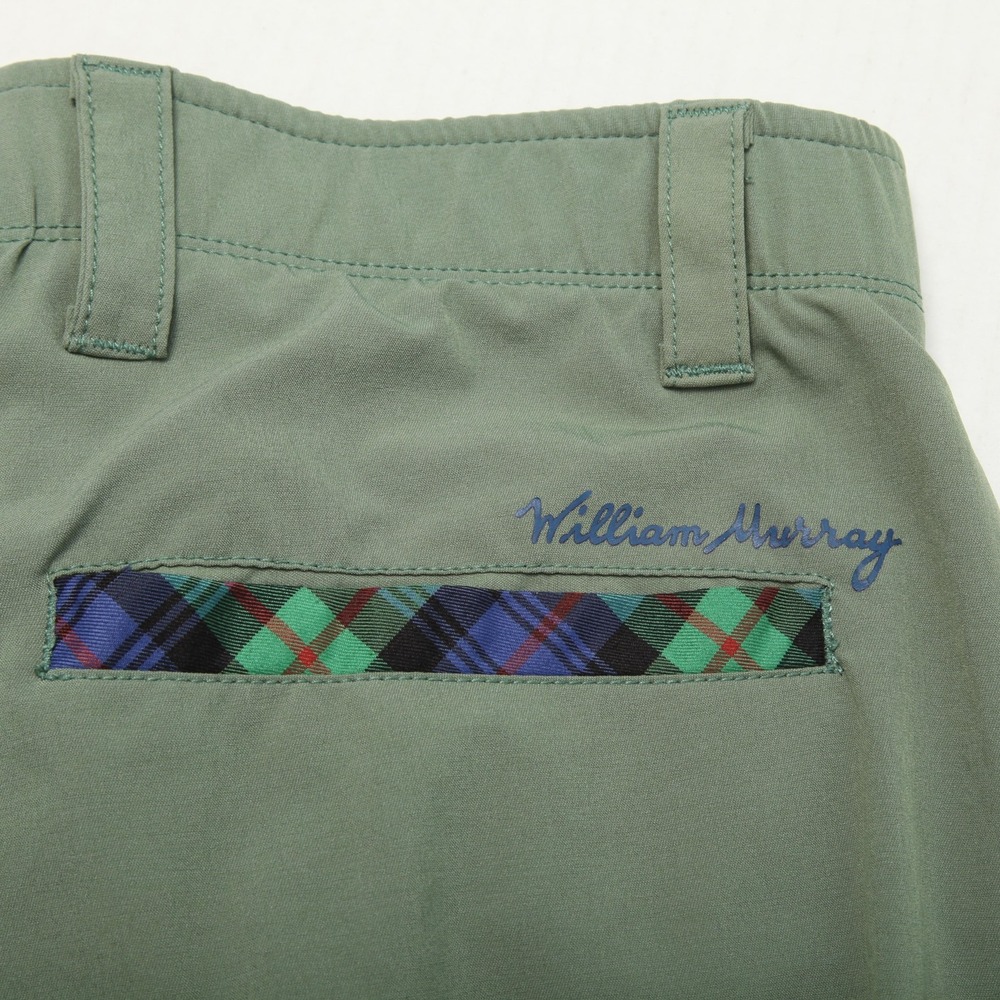 William Murray Pants Mens 34 Olive Green Straight Fit Golf Performance Stretch - Picture 7 of 16